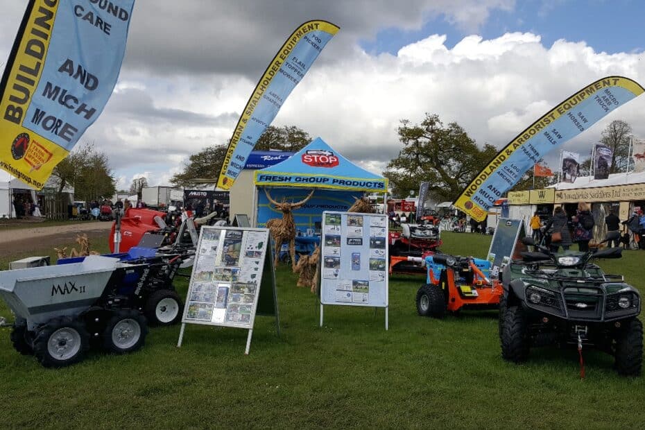 2018 Badminton Horse Trials Products on Stand