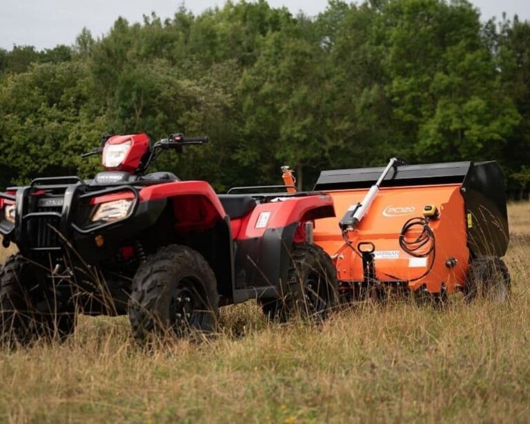 Chapman PC120 leaf and muck collector machine