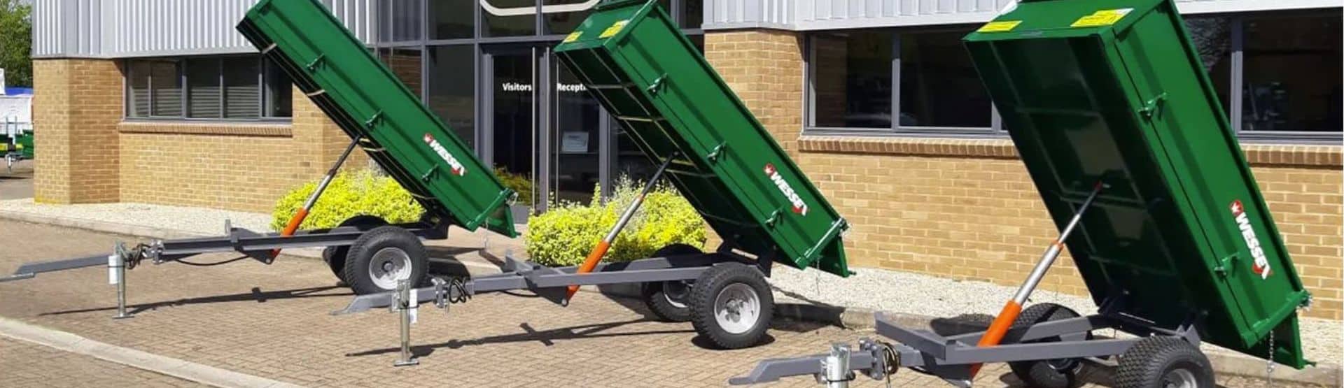 wessex hydraulic tipping trailer range